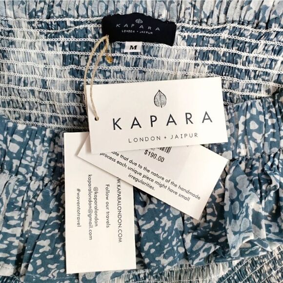 KAPARA LONDON FRIDA OFF SHOULDER PEASANT DRESS SIZE S/M NEW - Picture 7 of 11